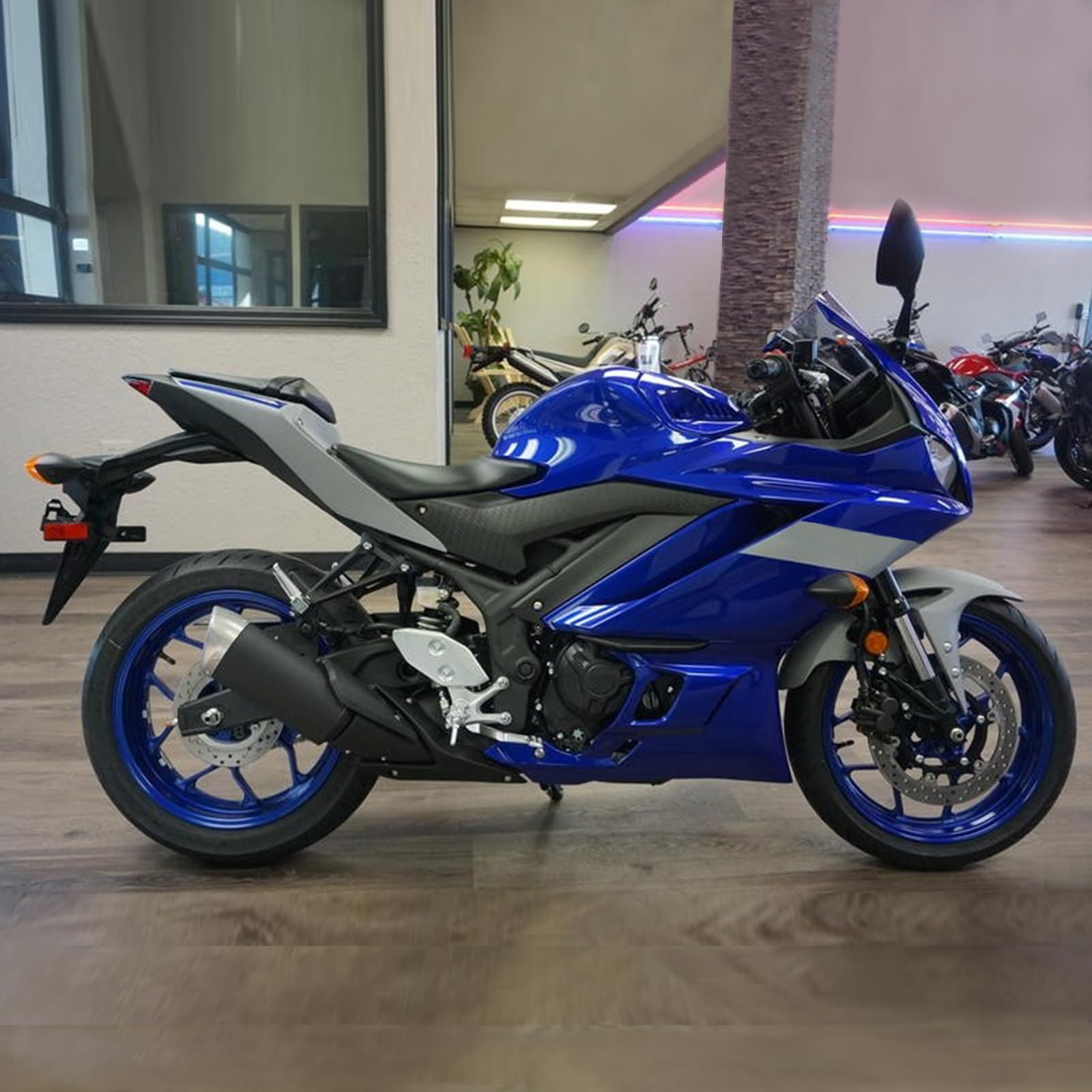 Amazon | Bruce & Shark(ブルース・サメ）YZF R3/R25カウル 適用ヤマハ